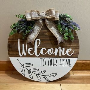 18” Pine Wood Sign
